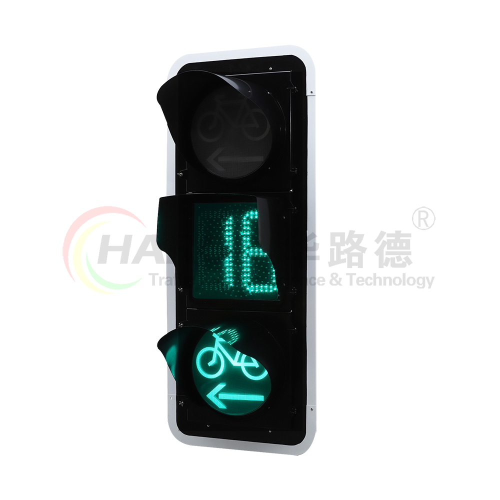 內(nèi)嵌雙8數(shù)顯左轉(zhuǎn)非機(jī)動(dòng)車(chē)信號(hào)燈-1